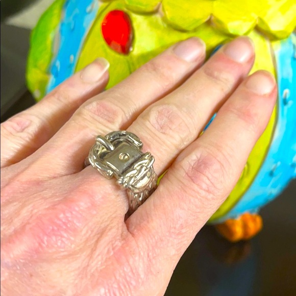 WOW POSHMARK - Authentic Hermès Sterling Silver Belt Buckle Ring - Picture 4 of 16